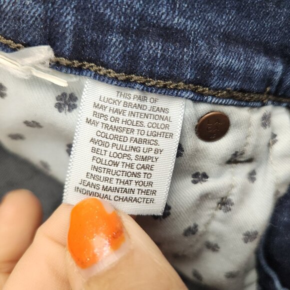 Lucky Brand Womens Sofia Boot Jeans Size 6/28 Blue Cotton Blend Bootcut Denim - Picture 9 of 9